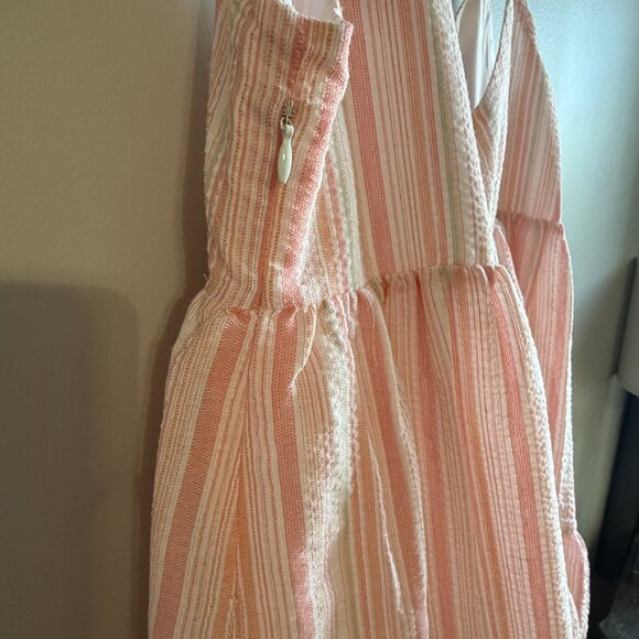 Striped Babydoll Mini Dress - Picture 4 of 6